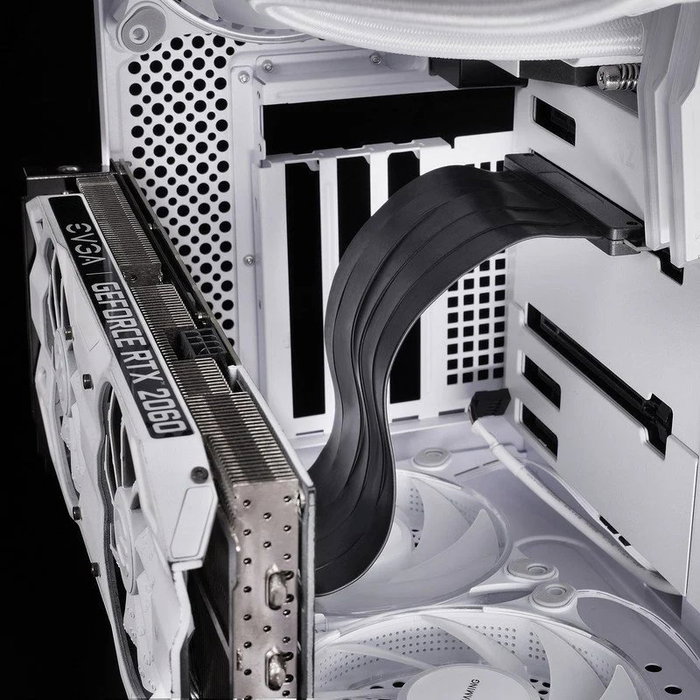 CABLE DE EXTENSION RISER PCIe 4.0 x16 300MM NEGRO MARS GAMING